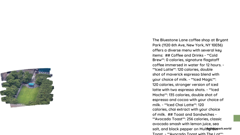 bluestone lane bryant park menu