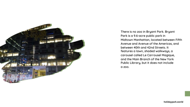 bryant park zoo